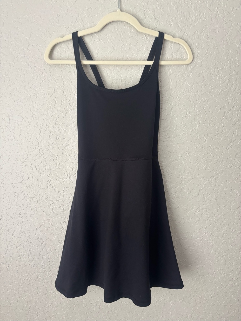 Zella Black Strappy Fit-and-Flare Dress